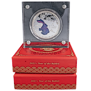 2 pcs of 1 oz 2023 Niue Silver Lunar Series 