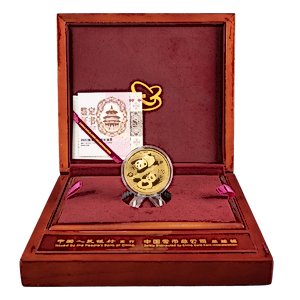 2022 50 gram Chinese Gold Panda Proof Coin (Pre-Owned in Good Condition)