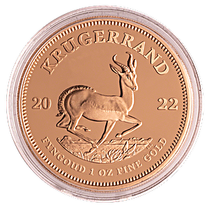 2022 1 oz South African Gold Krugerrand Proof Bullion Coin