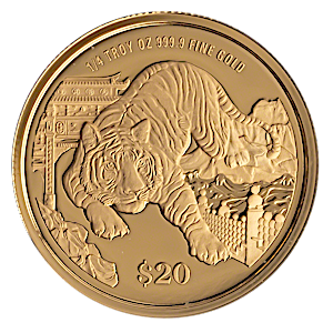 2022 1/4 oz Singapore Mint Lunar Series 