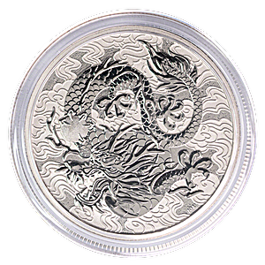 Australian Platinum Chinese Myths and Legends 2022 - Dragon - Reserve Proof - 1 oz