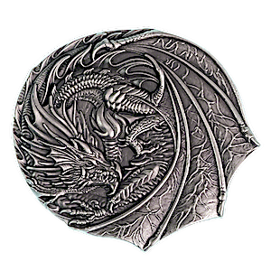 Fiji Silver Dragons of the World 2022 - Red Welsh Dragon - 1 oz