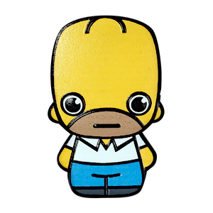 2022 1 oz Mini Silver Homer Simpson