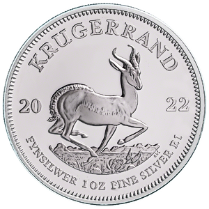 2022 1 oz South African Silver Krugerrand Proof Bullion Coin