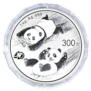2022 1 Kilogram Chinese Silver Panda Proof Bullion Coin