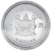 2022 1 oz Fiji Blue Marble Dome-Shaped Colored Proof Silver Coin thumbnail