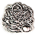 2022 2 oz Fiji Dragon-Shaped High Relief Antique-Finished Silver Coin thumbnail