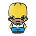 2022 1 oz Mini Silver Homer Simpson thumbnail