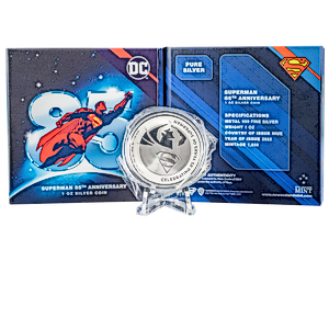 2 pcs of 1 oz 2023 Niue Silver Superman 85th Anniversary Coins - Total 2 oz Silver 2 pcs of 1 oz 2023 Niue Silver Superman 85th Anniversary Coins - Total 2 oz Silver