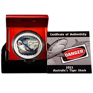 1 pc of 1 oz 2023 Tuvalu Silver Deadly and Dangerous Series 