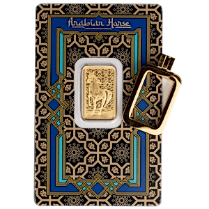 5 Gram PAMP Arabian Horse Gold Bullion Bar