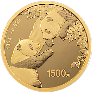 2023 100 Gram Chinese Gold Panda Proof Bullion Coin