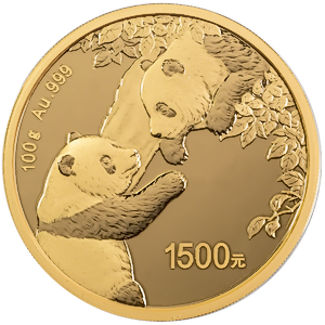 2023 100 Gram Chinese Gold Panda Proof Bullion Coin