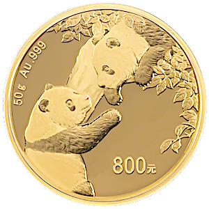 2023 50 Gram Chinese Gold Panda Proof Bullion Coin