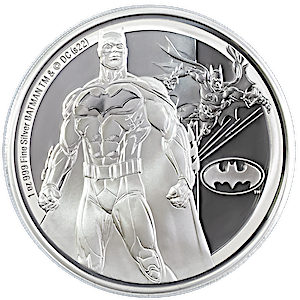 2022 1 oz Niue Classic Batman Silver Coin