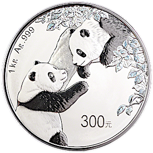 2023 1 Kilogram Chinese Silver Panda Proof Bullion Coin
