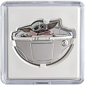 2023 1 oz Niue Silver Star Wars Grogu in Pod