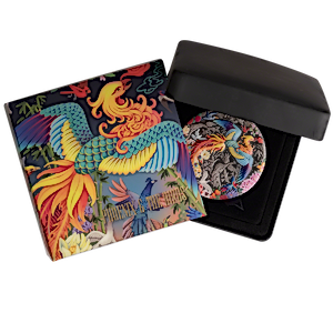 2023 5 oz Tuvalu Phoenix and Birds Antique-Finished Silver Coin