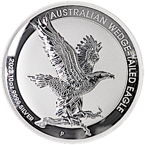 2023 10 oz Australian Wedge-Tailed Eagle Incused Finish Silver Coin