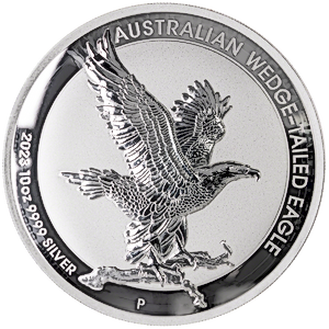 2023 10 oz Australian Wedge-Tailed Eagle Incused Finish Silver Coin