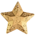 2023 1 oz Cook Islands Snowflake Star Gilded Silver Holiday Ornament thumbnail