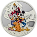 2023 3 oz Niue Disney Mickey & Friends Silver Coin thumbnail