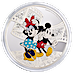 2023 3 oz Niue Mickey &  Minnie Silver Coin thumbnail