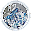 2024 2 oz Cook Islands K2 Mountain Peaks Silver Coin