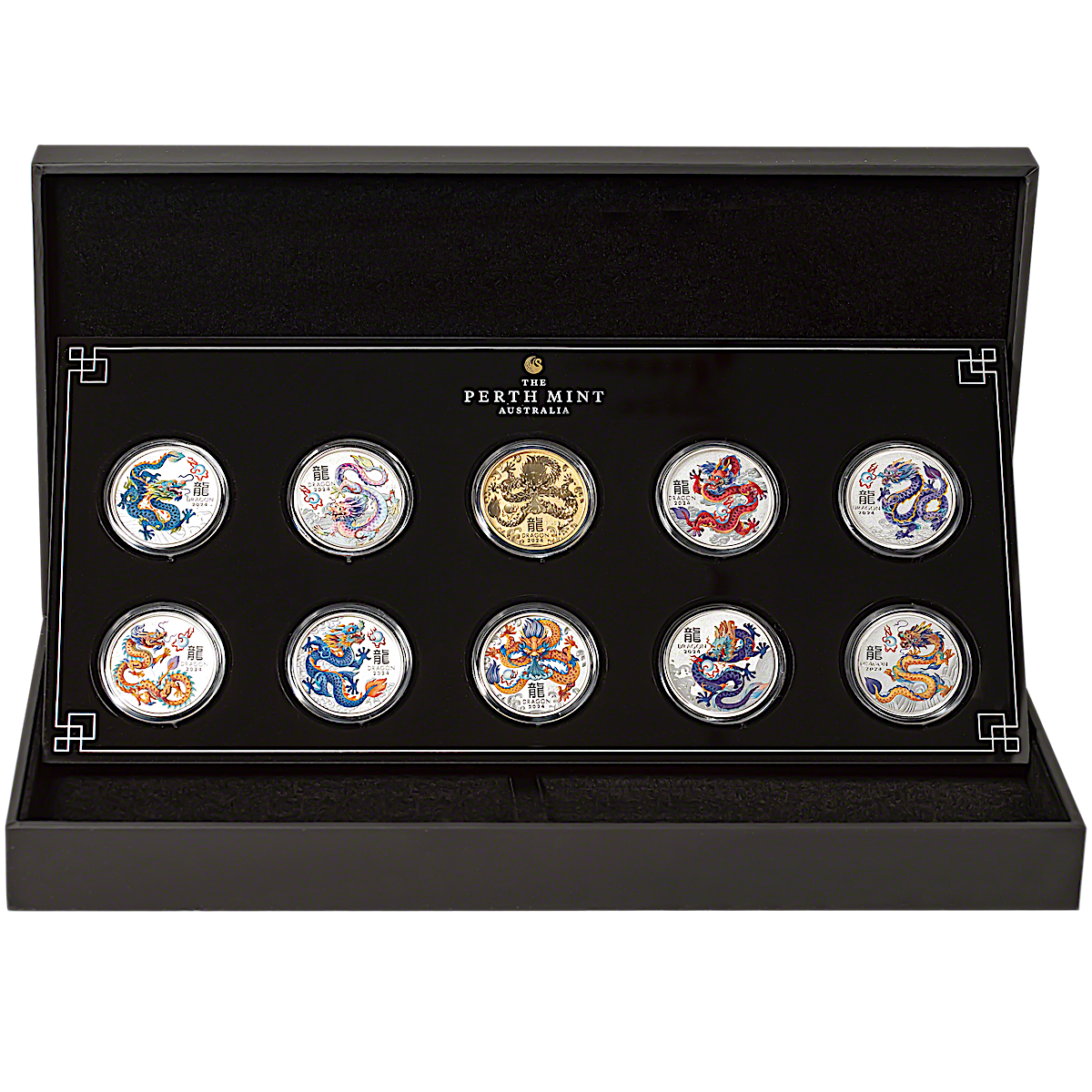 Buy Lunar Dragon 10 coin set from the Perth Mint at BullionStar Buy Lunar Dragon 10 coin set from the Perth Mint at BullionStar