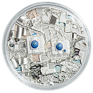 2024 5 oz Cook Islands Bucket List: Santorini Silver Coin