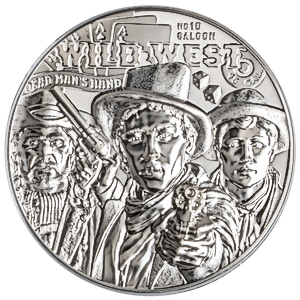2024 1 oz Cook Islands Wild West Legends Silver Coin