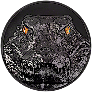 2024 1 kilogram Palau Hunters by Night : Caiman Proof Silver Coin