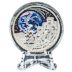 2 pcs of 1 oz Niue Silver Earth Blue Marble Proof Coins - Total 2 oz Silver (Pre-Owned in Good Condition) thumbnail