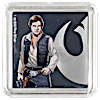 1 oz Star Wars allies Han Solo and Chewbacca Silver Medallion