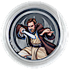 1 oz Star Wars Obi-Wan Kenobi VS Anakin Skywalker Silver Medallion