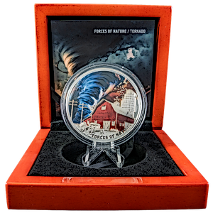 2024 2 oz Niue Silver Forces of Nature “Tornado” Coin