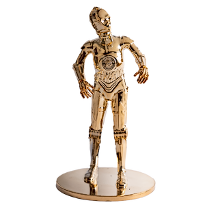 150 Gram Silver Star Wars C-3PO Miniature Figurine