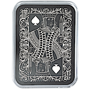 2025 1 oz Solomon Islands Silver Royal Flush - King of Spades