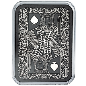 2025 1 oz Solomon Islands Silver Royal Flush - King of Spades