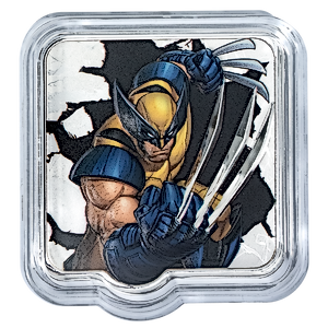 2025 2 oz Marvel Wolverine Slash Silver Coin