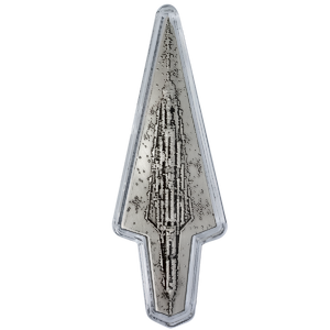 3 oz Niue Silver Star Wars Executor Shaped Coin
