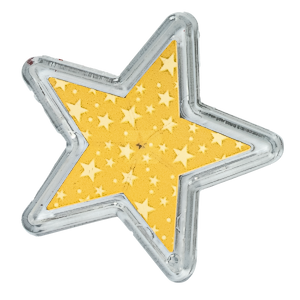 5 x 1 Gram Valcambi CombiBar Gold Bullion Bar - Sparkling Star