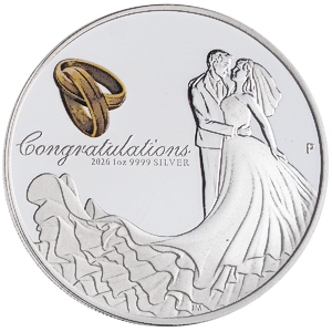 2026 1 oz Australian Wedding Silver Proof Coin