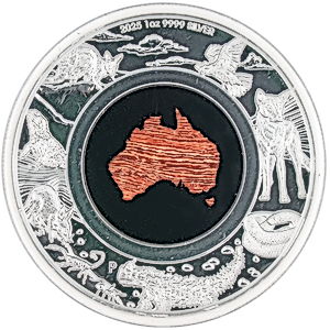 2025 1 oz Australian Great Southern Land Proof Silver Coin - Snakeskin Jasper