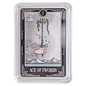 2025 1 oz Niue Tarot Card Arcana Series: Ace of Swords Silver Coin