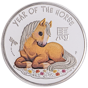 2026 1/2 oz Tuvalu Lunar Baby Horse Silver Coin