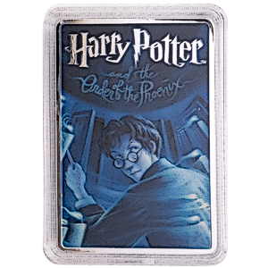 2025 2 oz Niue Harry Potter Book Cover Series - Harry Potter and the Order of the Phoenix silver bar