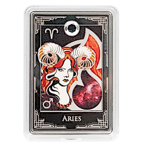 2025 2 oz Niue Star Signs of the Zodiac - Aries Silver Coin