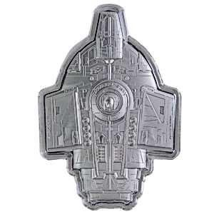 2025 3 oz Niue Star Trek Ships - U.S.S. Defiant NX-74205 Silver Coin
