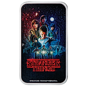 2026 1 oz Tuvalu Silver Stranger Things Season 1 Poster Coloured Coin